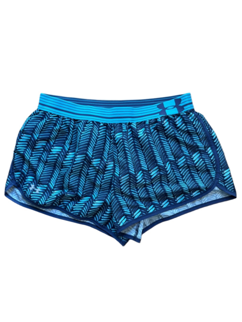 Under Armour Women's Medium Blue Print Athletic Shorts